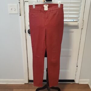 L'AGENCE Rust Red Skinny Jeans